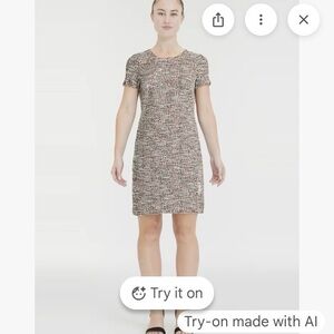 Black and White (with specs of color)Women's Casual Dress